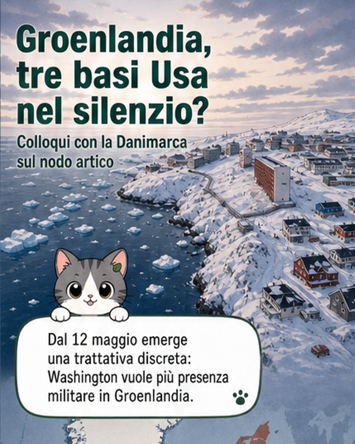 Tre nuove basi Usa in Groenlandia?