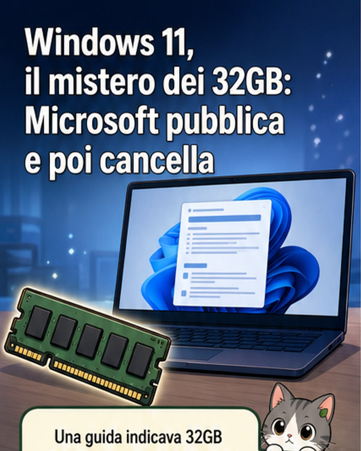 Microsoft ritira la guida RAM per il gaming
