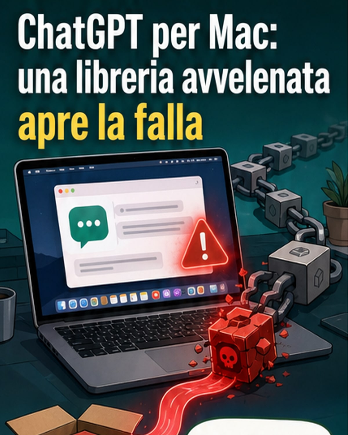 ChatGPT per Mac, falla grave