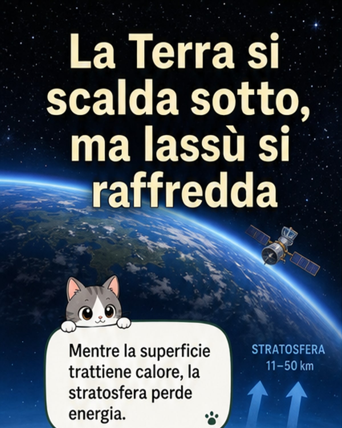 L'atmosfera superiore si sta congelando