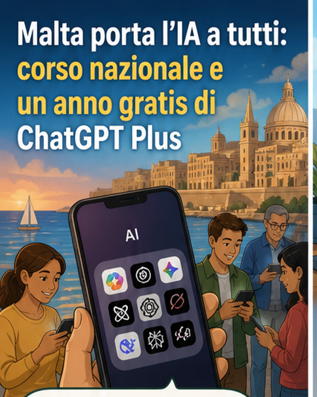 Malta insegna l'IA a tutti