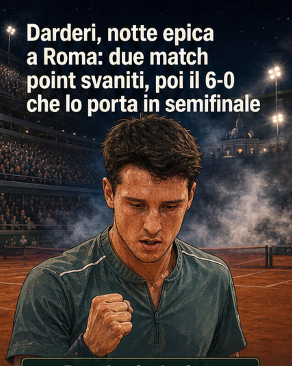 Darderi in semifinale al Foro Italico