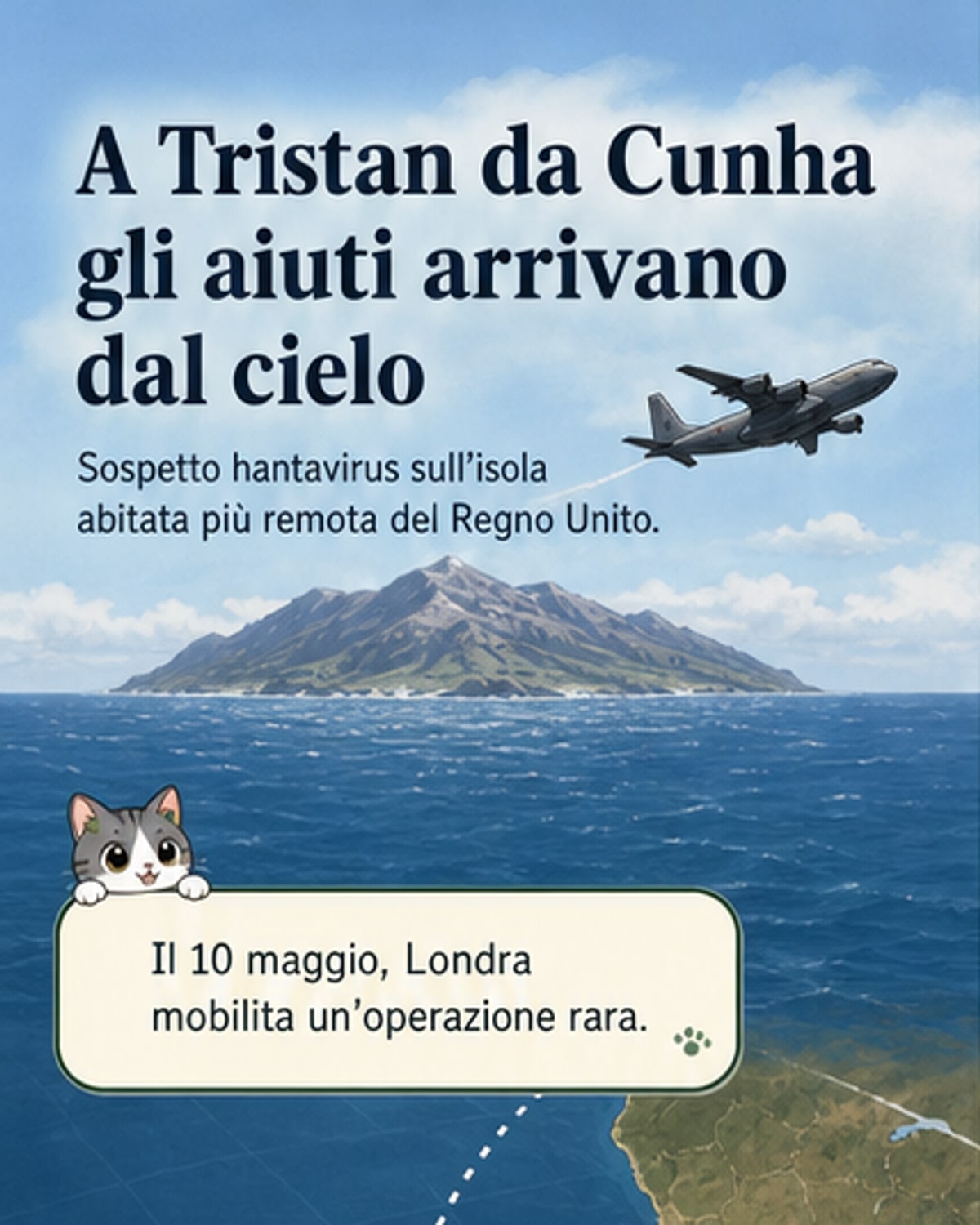 Hantavirus sull'isola più remota