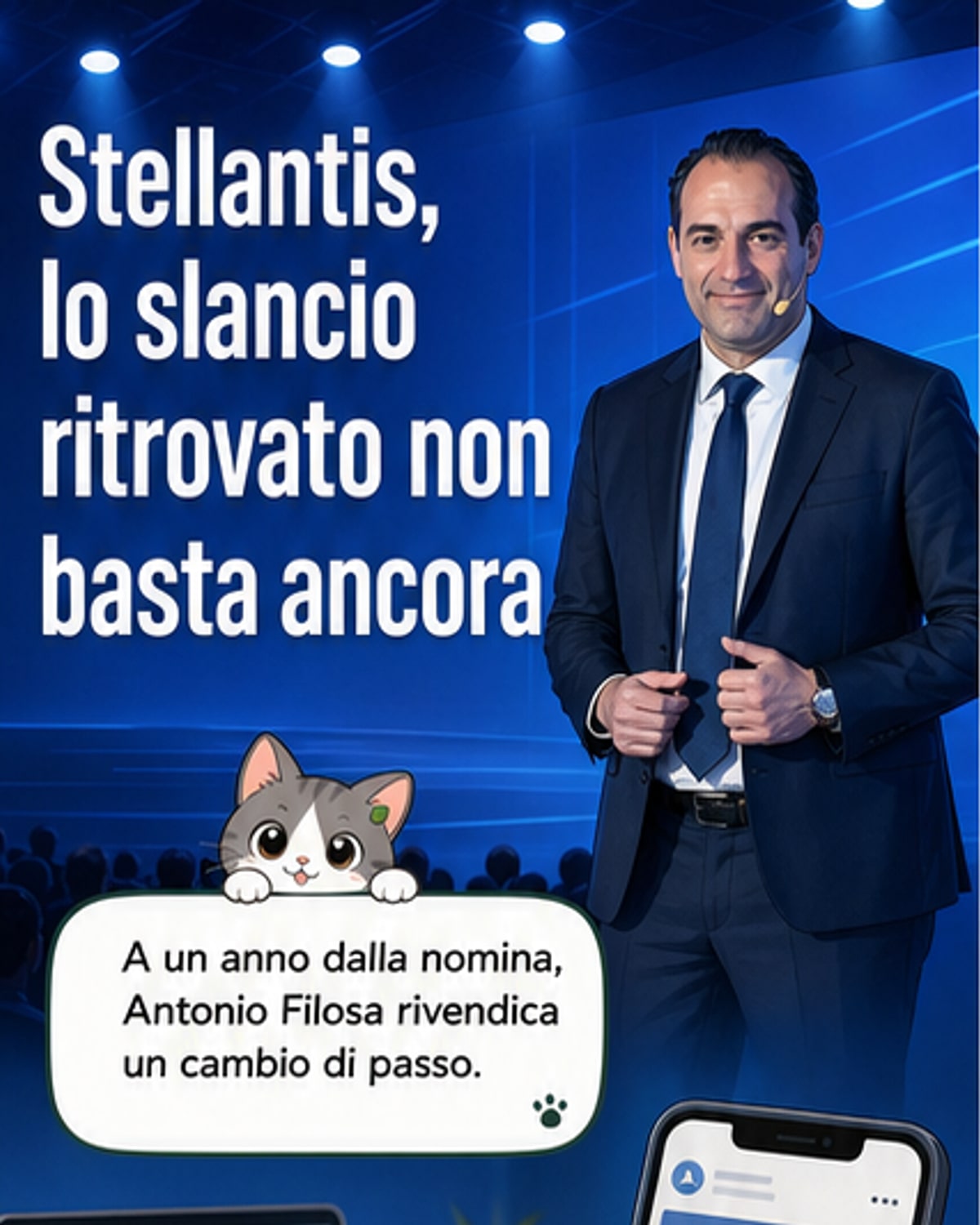 Un anno di Filosa a capo di Stellantis