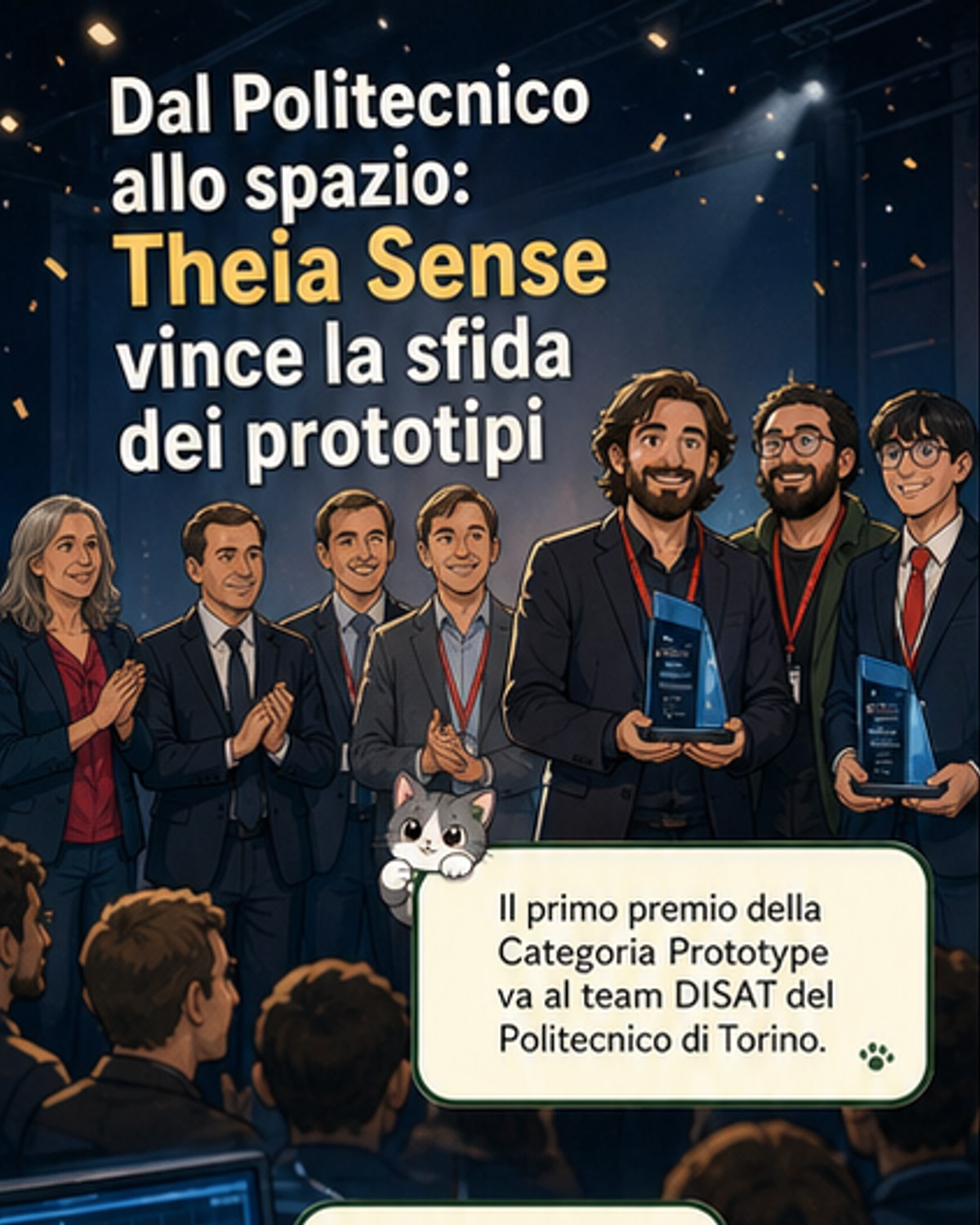 Politecnico di Torino vince il premio spaziale