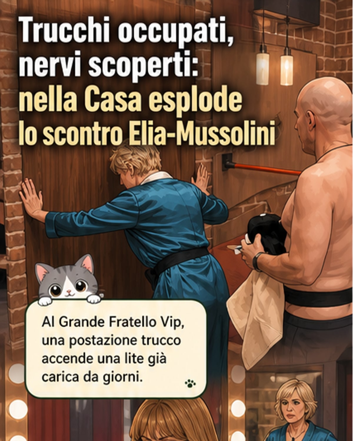Elia perde il controllo nella Casa