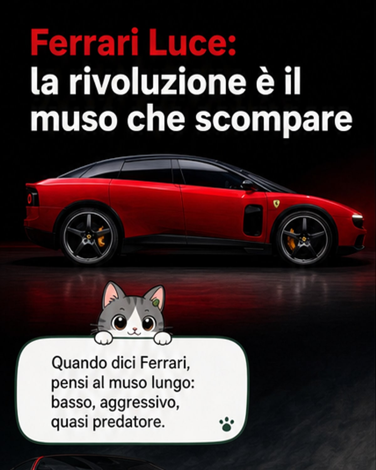 La vera rivoluzione Ferrari non è l'elettrico