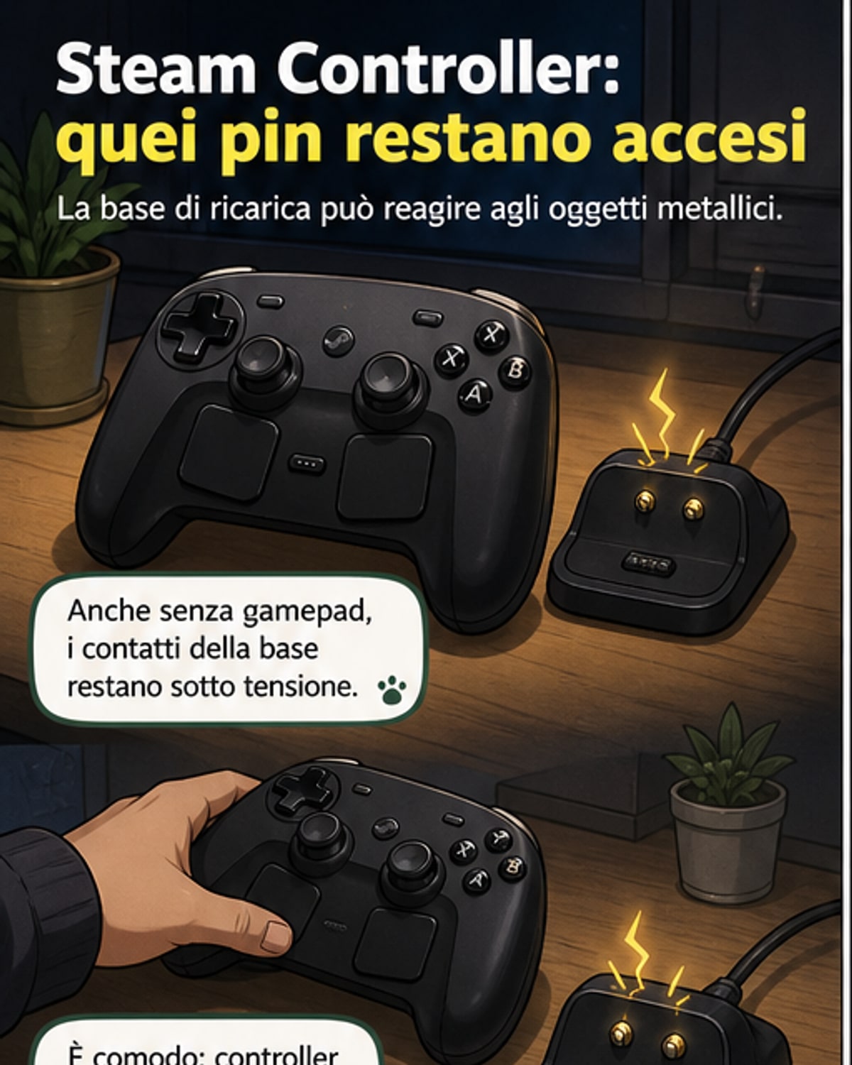 Attenzione ai pin del Steam Controller