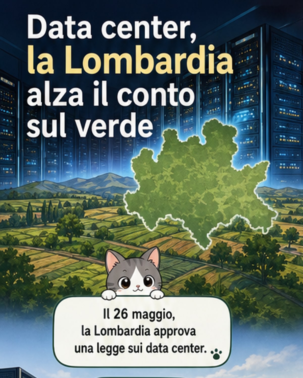 Lombardia, maxi-oneri per i data center
