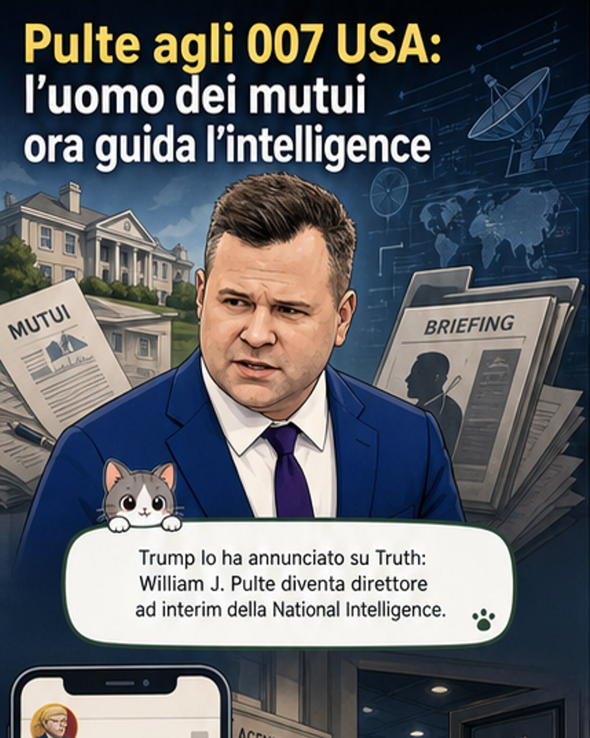 Il nuovo capo dell'intelligence Usa è un imprenditore immobiliare