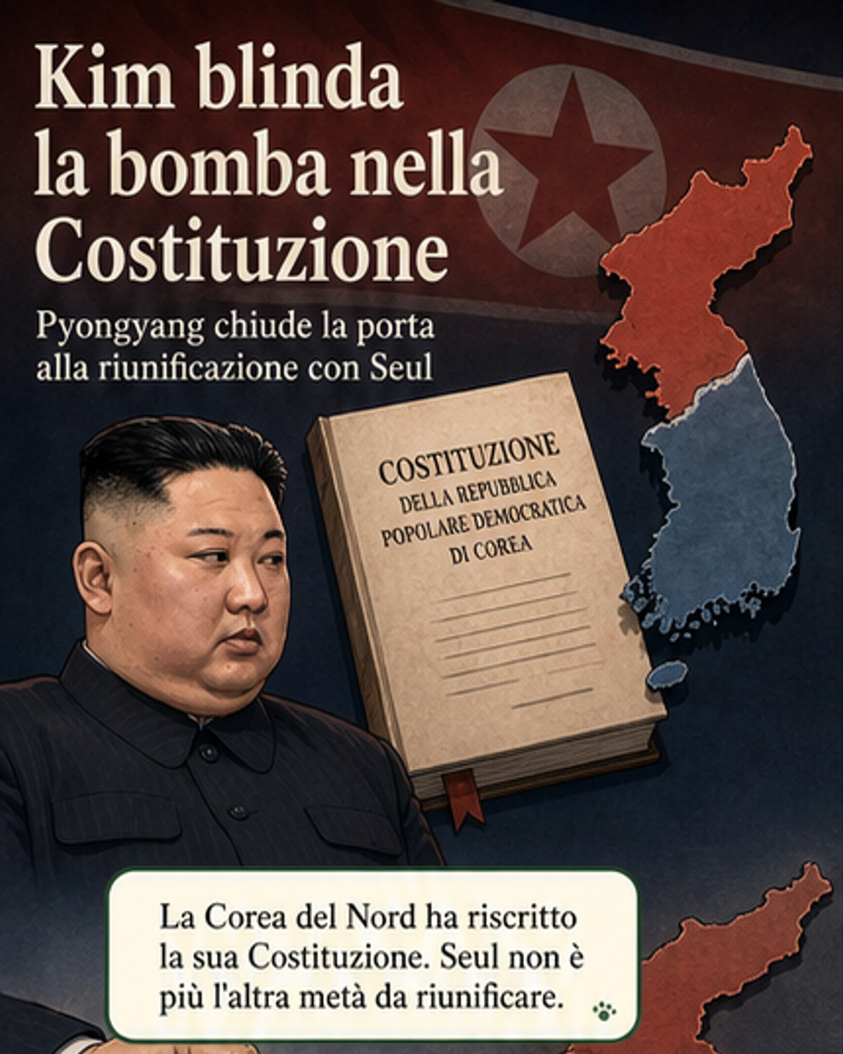 Kim cambia la Costituzione