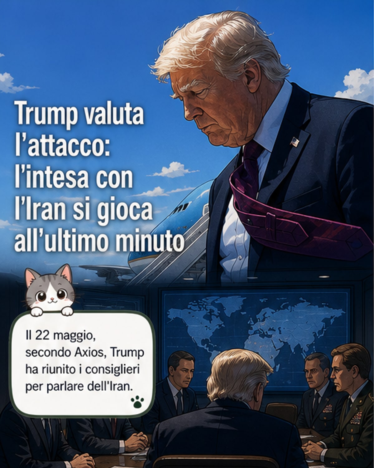 Trump valuta attacco all'Iran