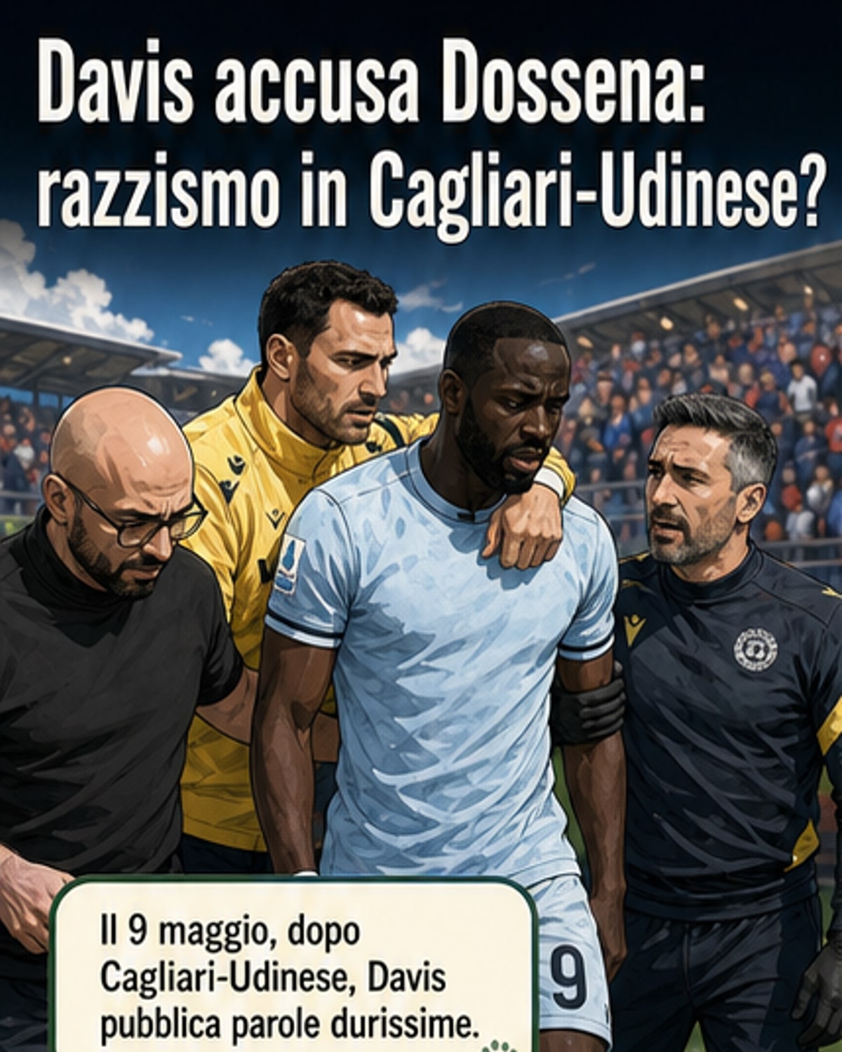 Davis accusa Dossena di razzismo