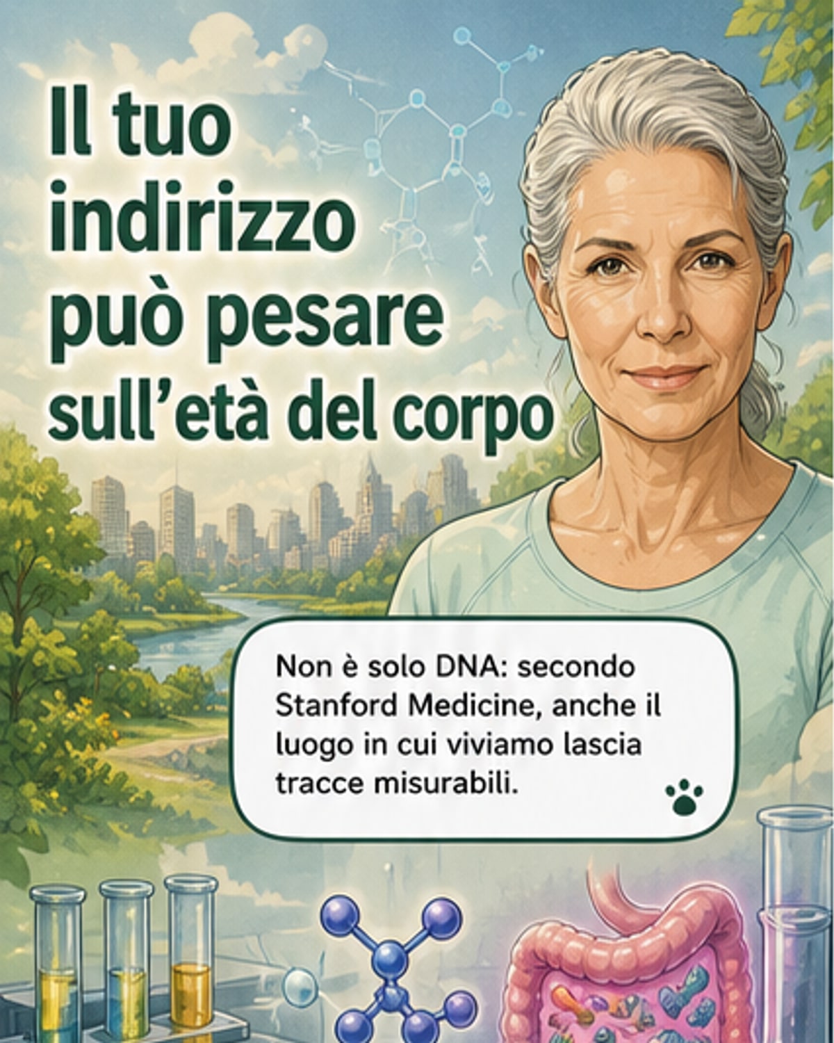 Dove vivi cambia il ritmo dell’invecchiamento