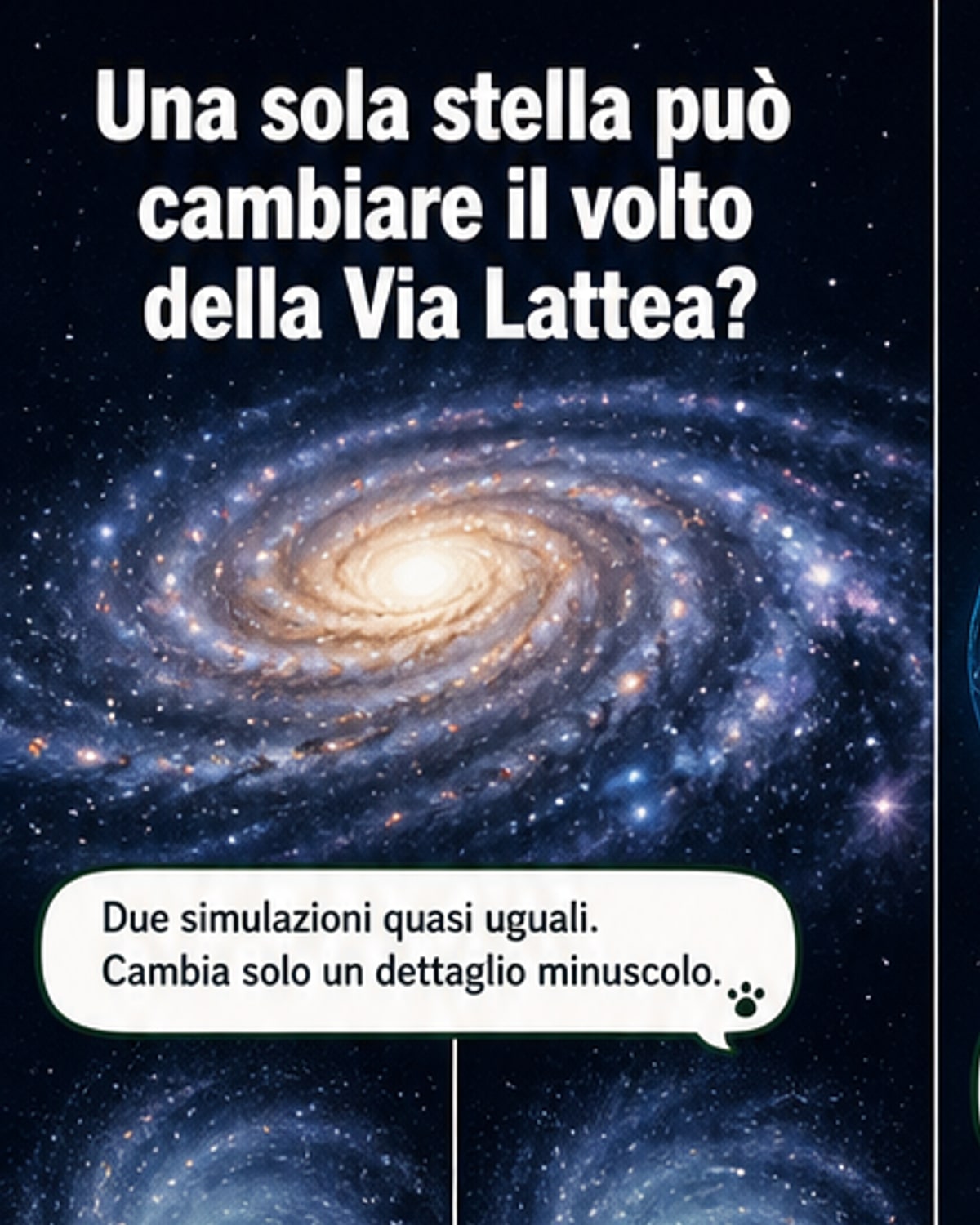 Una stella cambia il destino della galassia