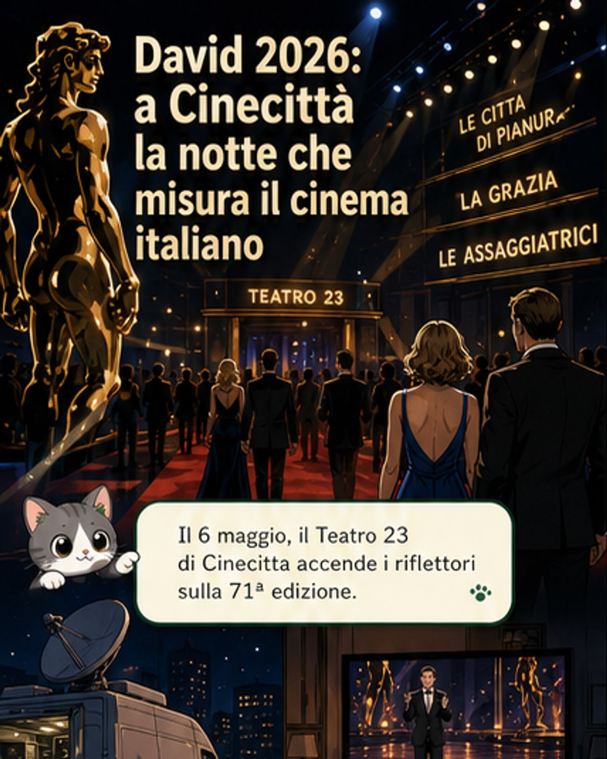 David di Donatello 2026: chi sono i favoriti?