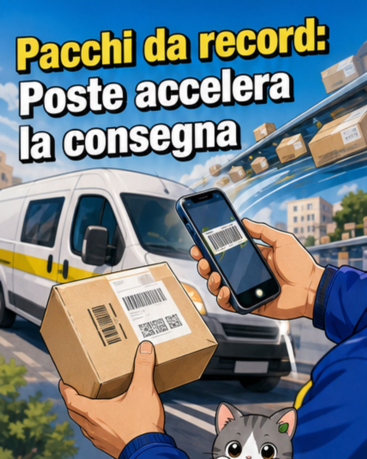 89 milioni di pacchi consegnati