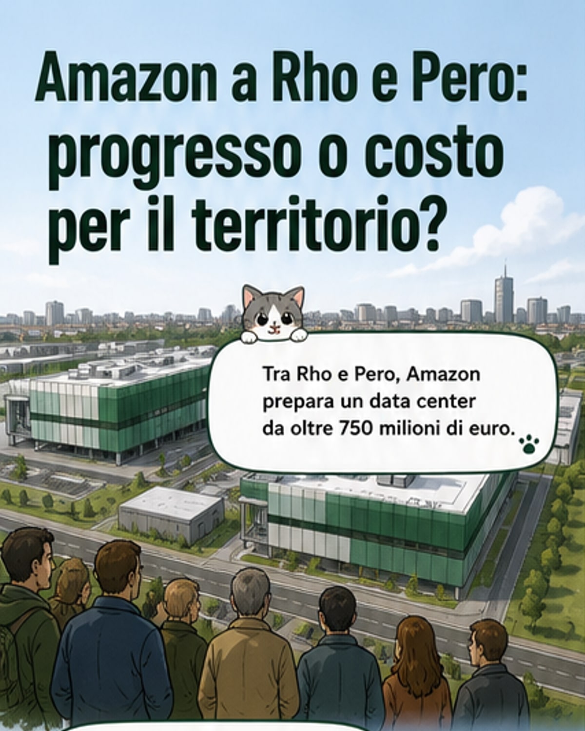 Amazon costruisce un data center a Rho e Pero