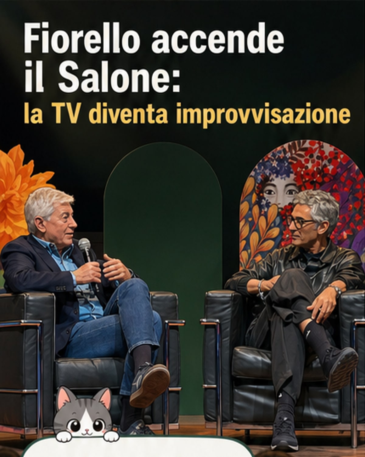 Fiorello trasforma un dibattito in uno show