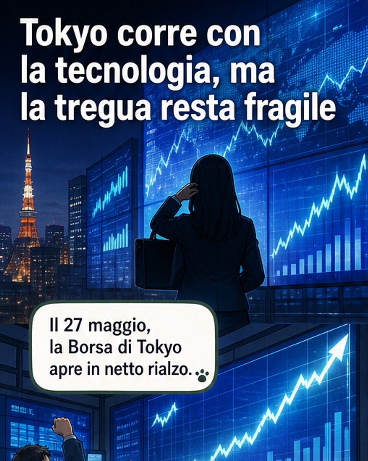 Tokyo sale con il Nasdaq