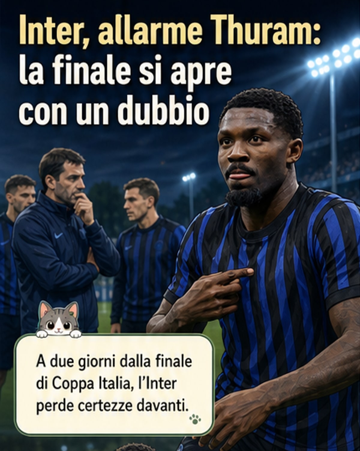 Inter in allarme per la finale