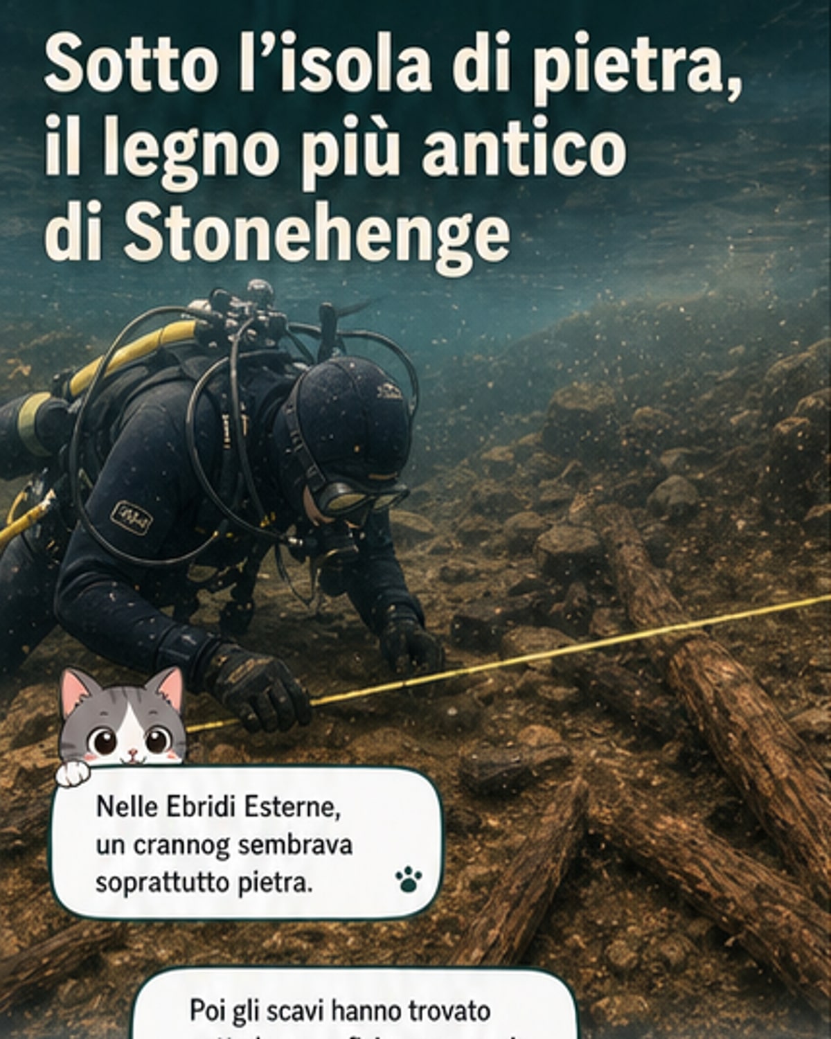 Isola artificiale scozzese più antica di Stonehenge