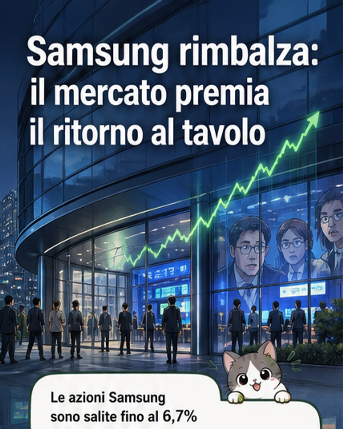 Samsung: +6,7% in Borsa dopo distensione con sindacato