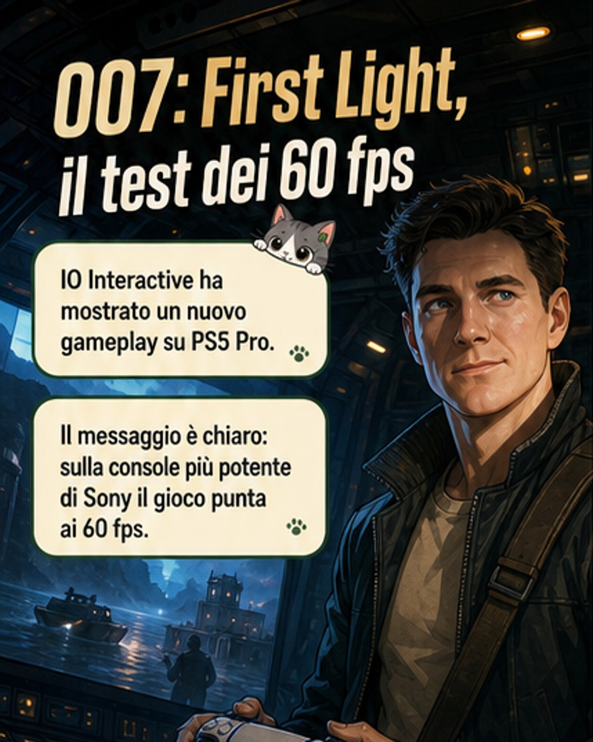 007: First Light mostra il salto grafico sulla PS5 Pro