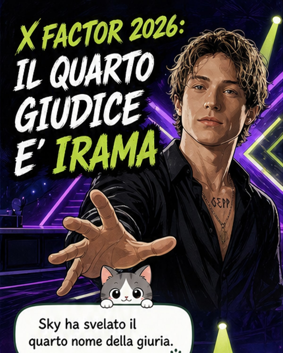 Irama entra in giuria a XFactor