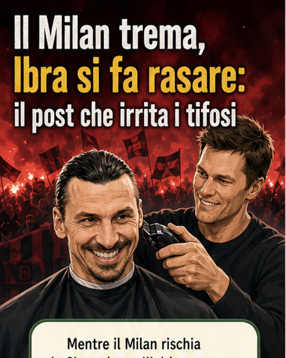 Ibrahimovic rasato da Brady mentre il Milan vacilla