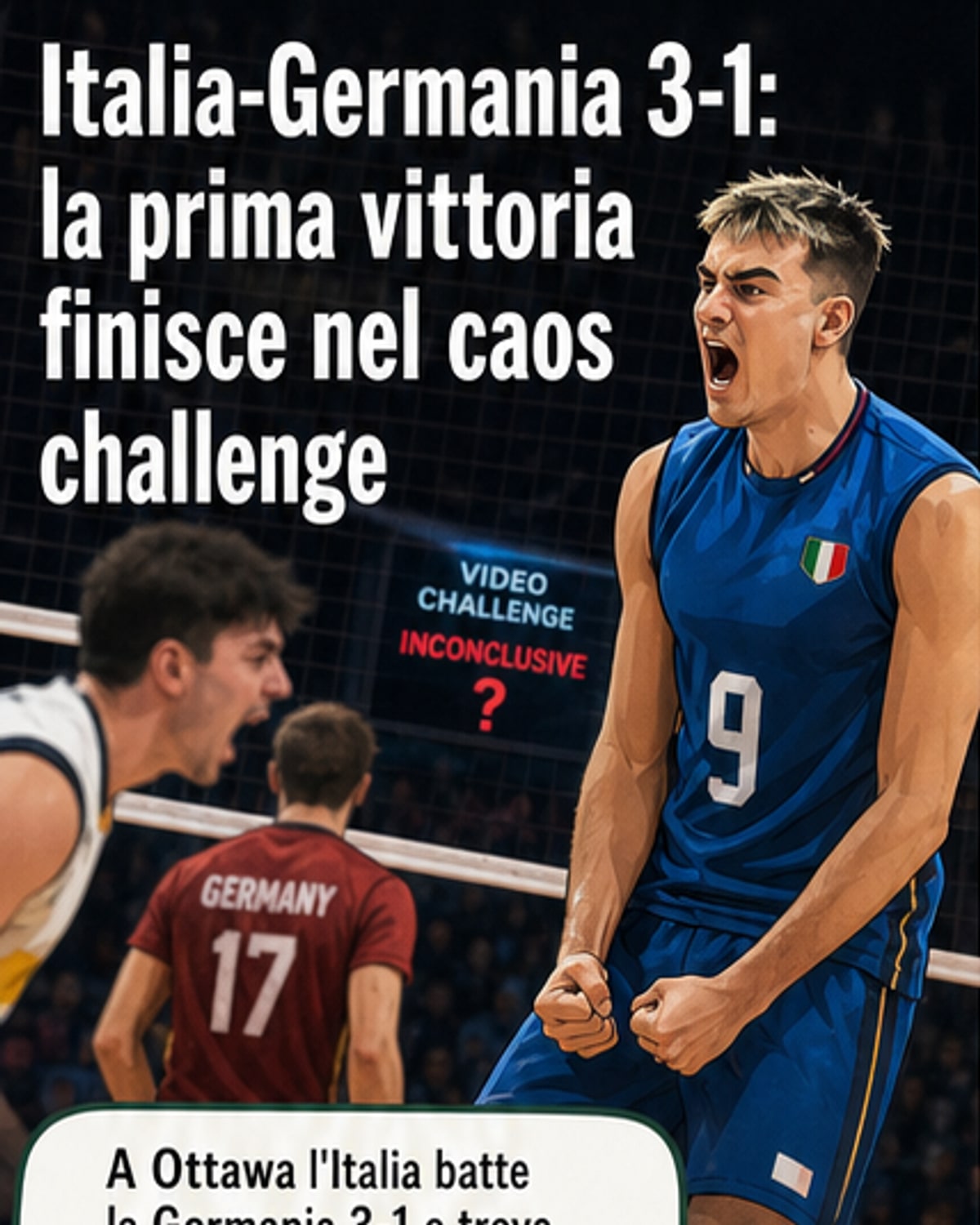 Italia vince la sua prima VNL, ma l’arbitraggio fa discutere