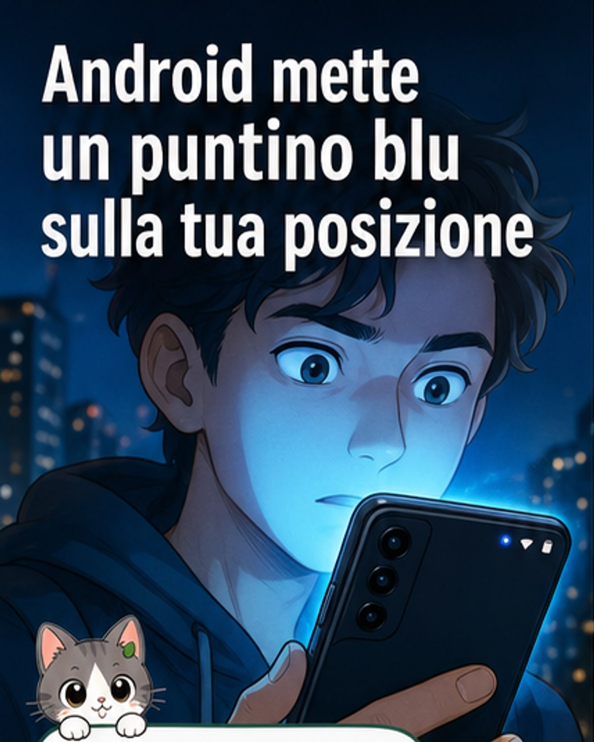 Arriva il puntino blu per la geolocalizzazione