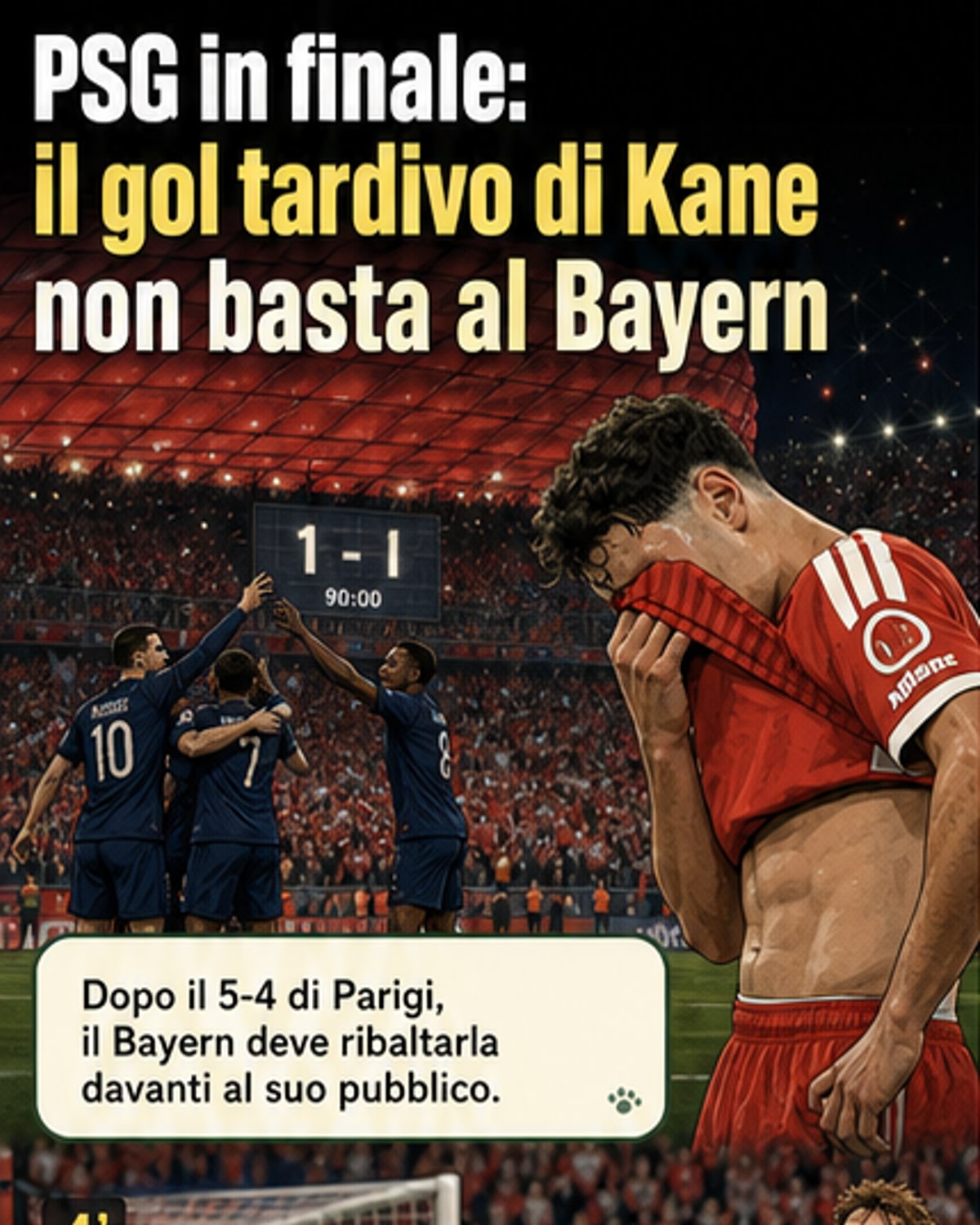 PSG in finale di Champions per il secondo anno