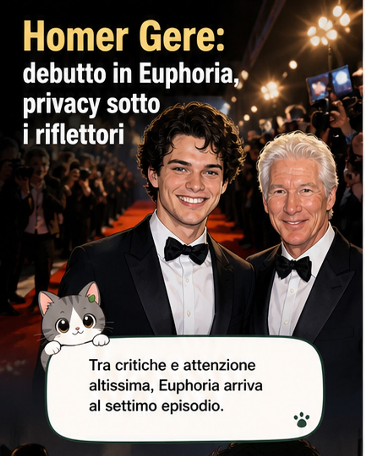 Il figlio di Richard Gere sbarca in Euphoria
