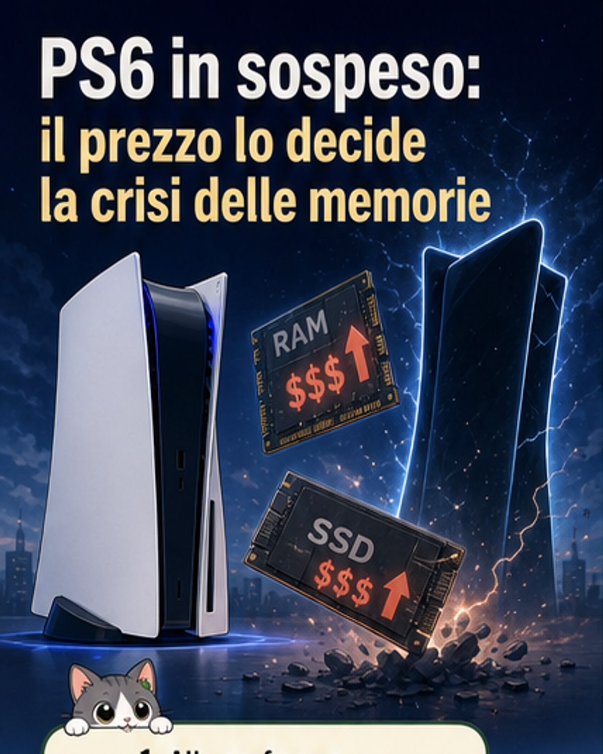 PS6 in stand-by per la crisi delle memorie