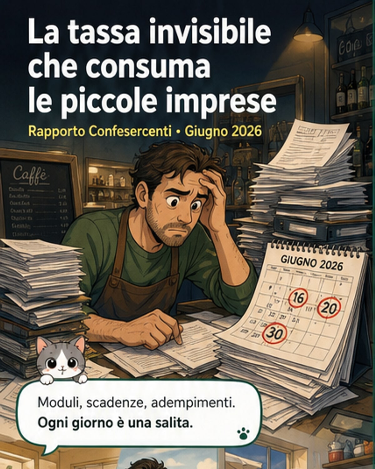 La burocrazia drena il 3% del fatturato delle Pmi
