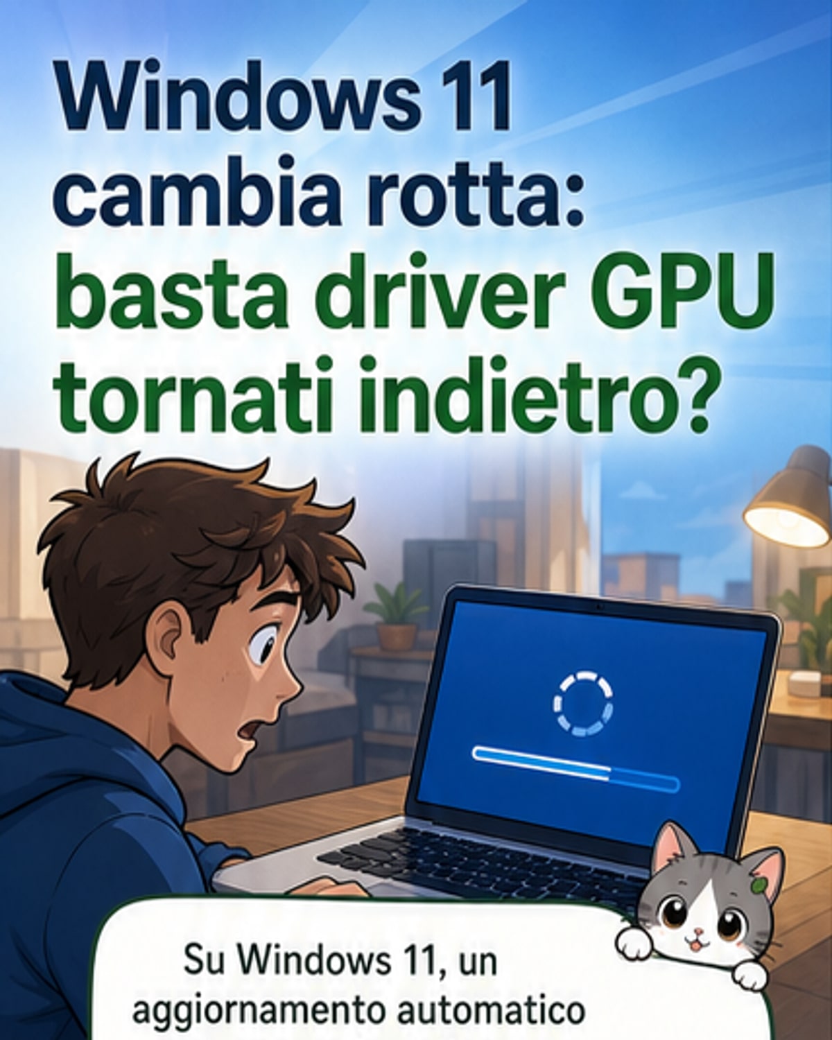 Windows 11 cambia gli aggiornamenti GPU