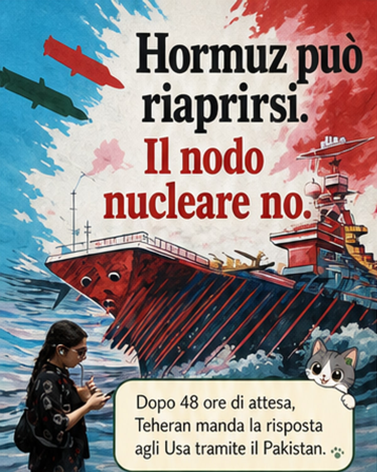 L'Iran risponde agli Usa: 'Pronti a riaprire Hormuz'