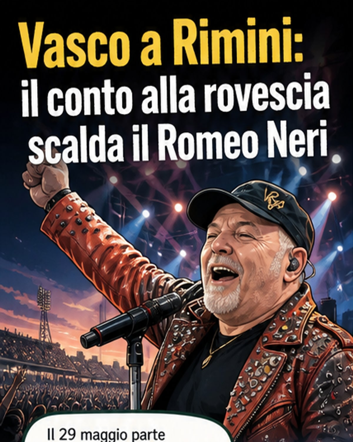 Vasco Rossi torna dal vivo a Rimini