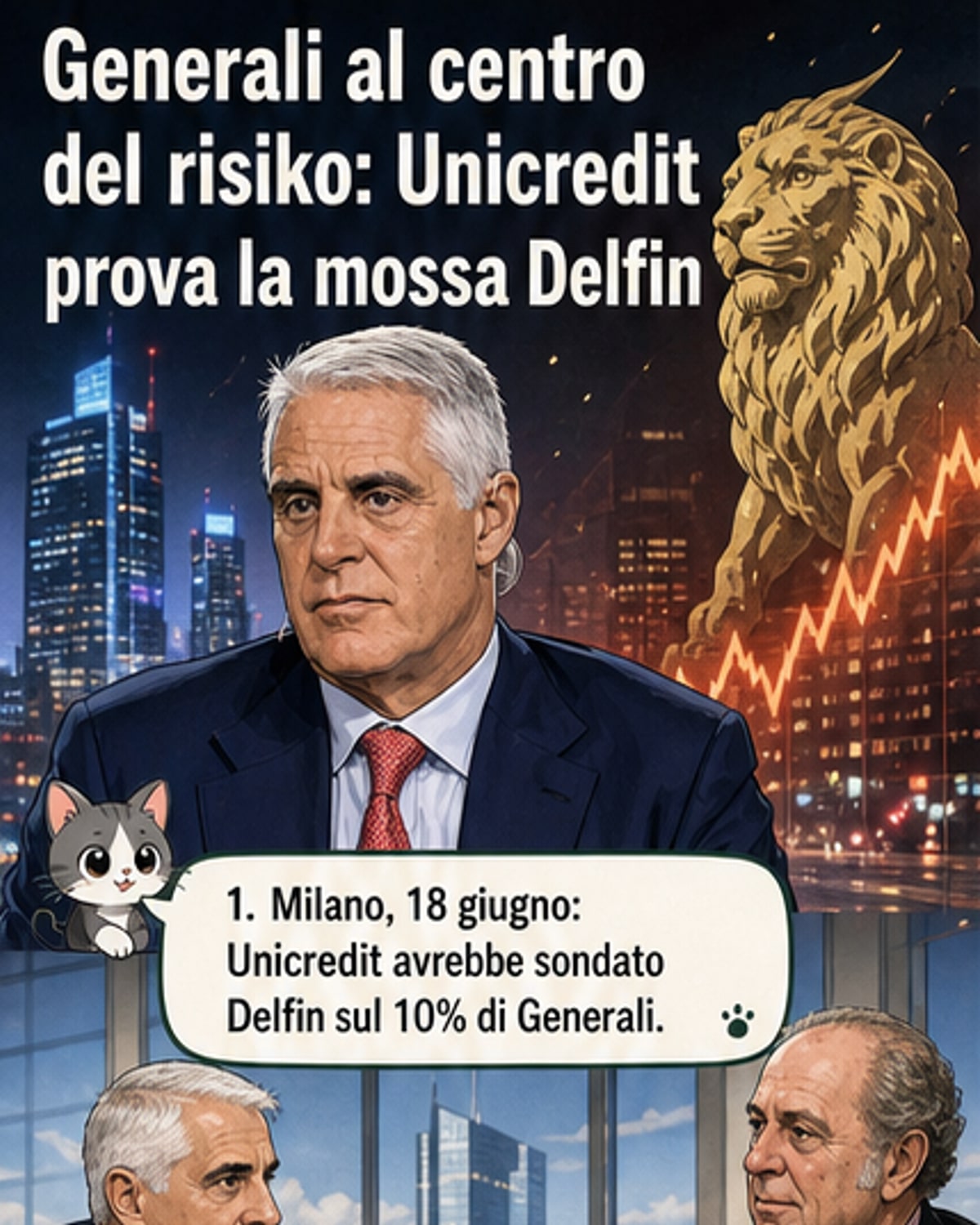 Unicredit punta su Generali
