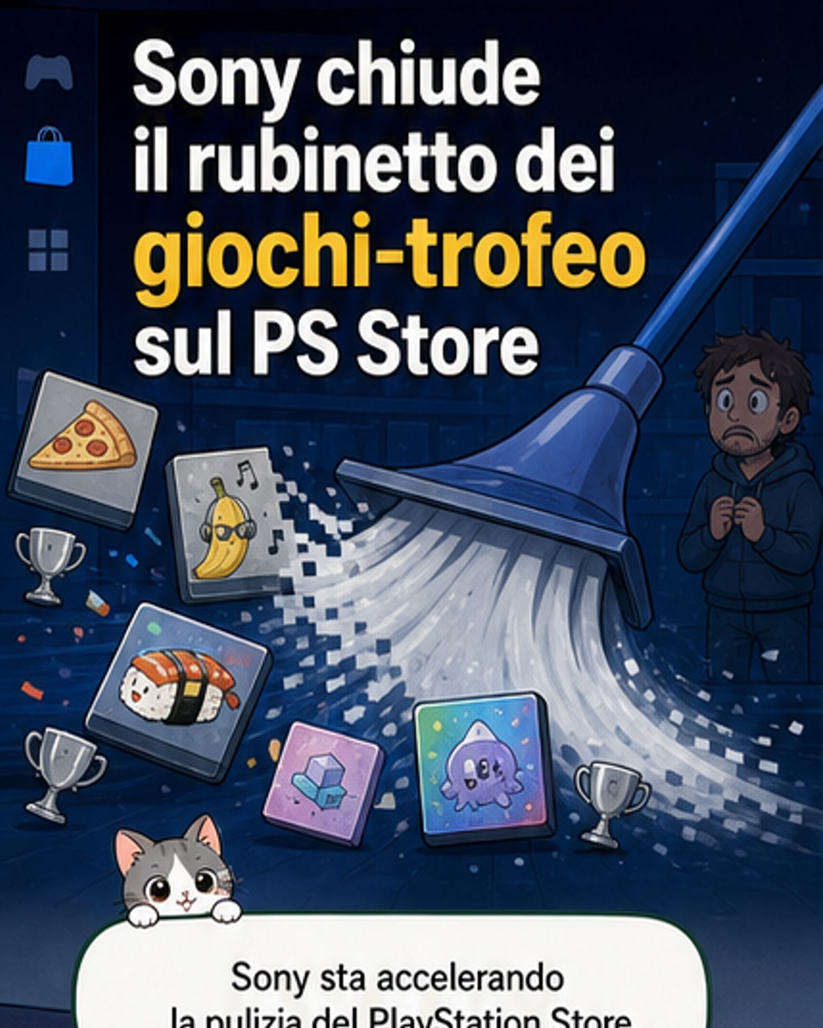 Sony cancella giochi facili per trofei