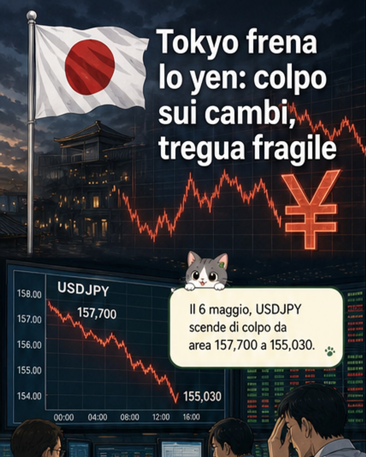 Giappone interviene sul cambio yen