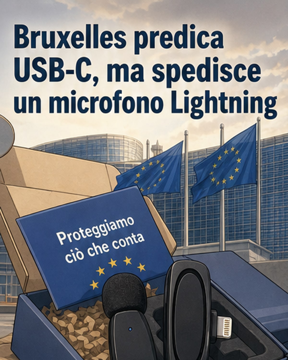 Un microfono Lightning dall'UE