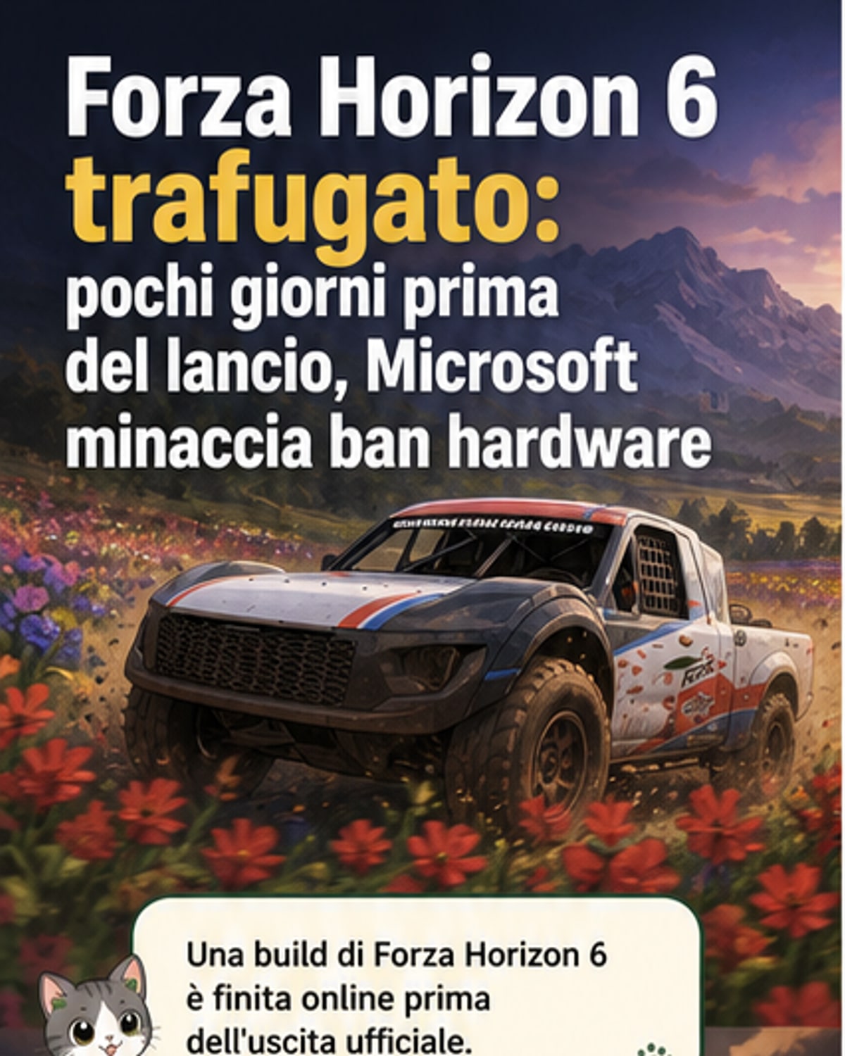 Forza Horizon 6 trapelato online