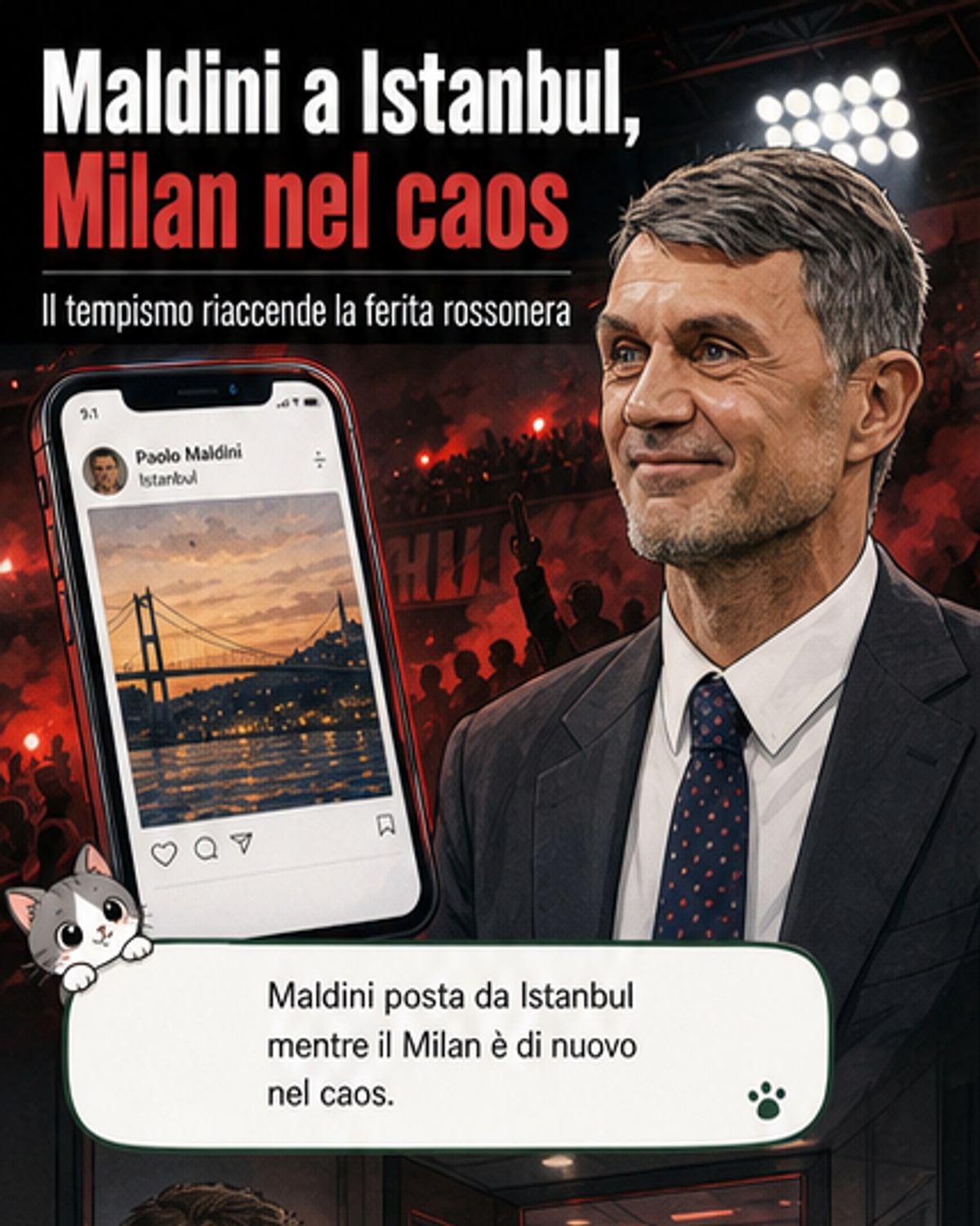 Maldini sceglie il Fenerbahçe mentre il Milan vacilla