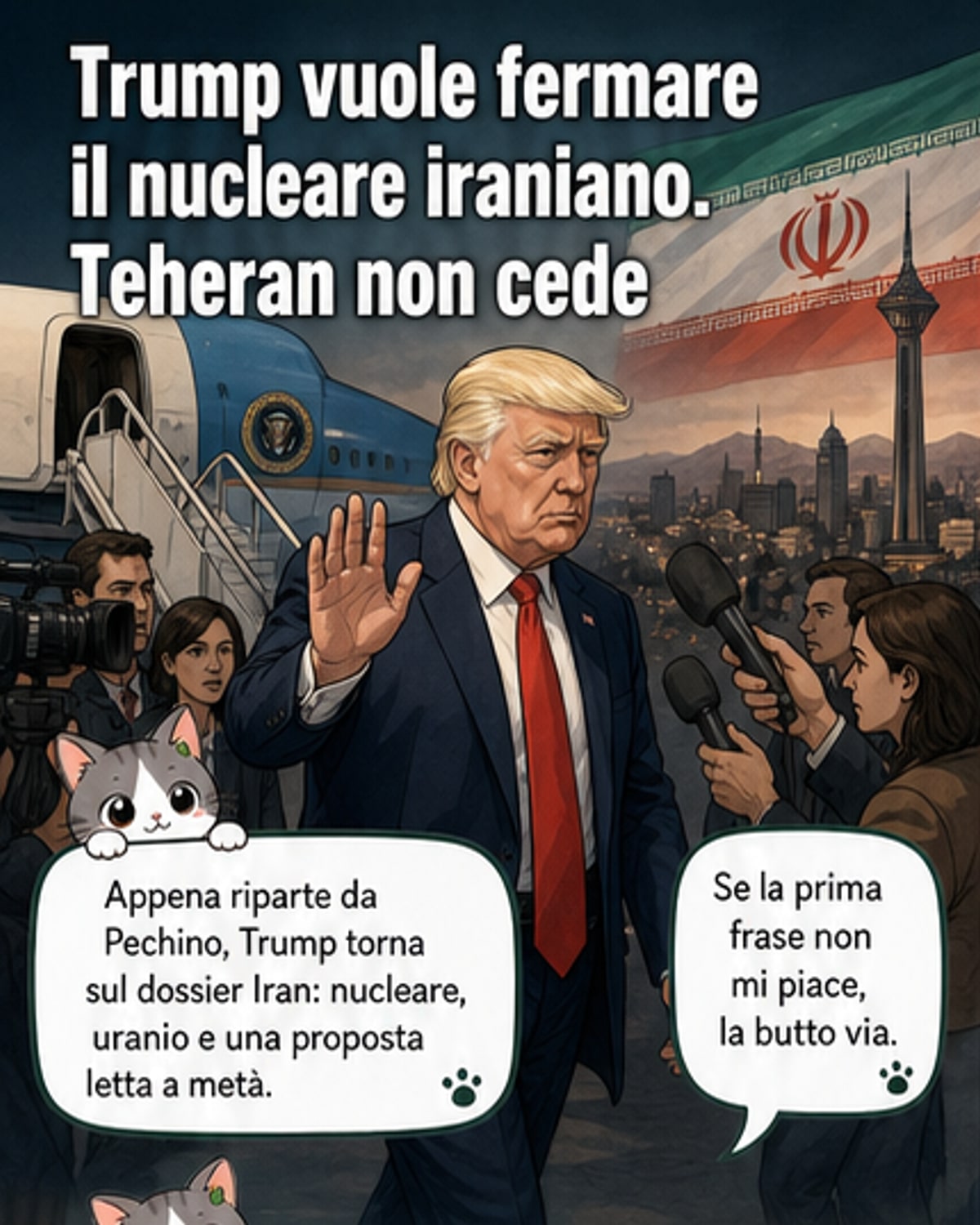 Trump punta al nucleare iraniano, ma Teheran non cede