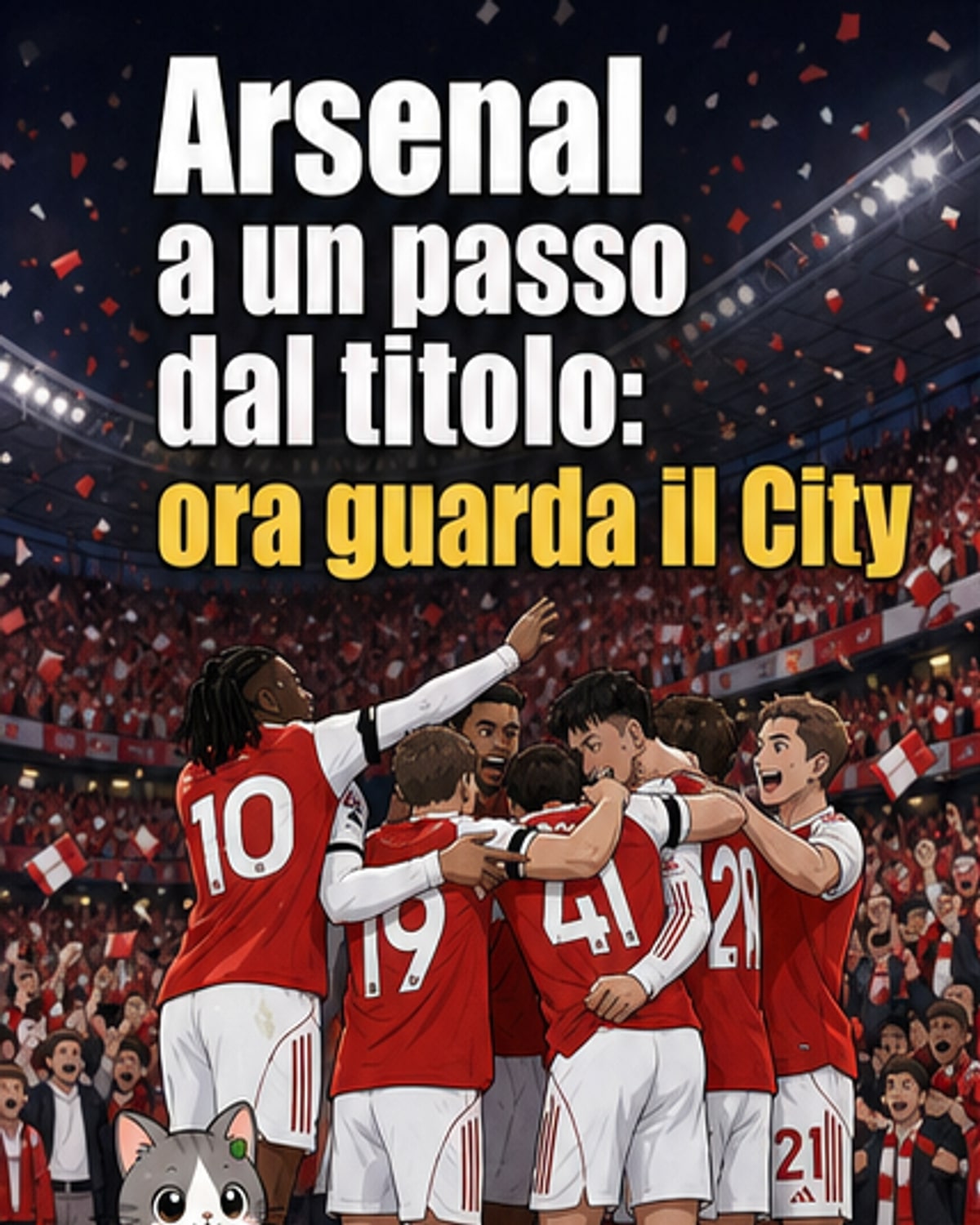 Arsenal vince e sogna il titolo