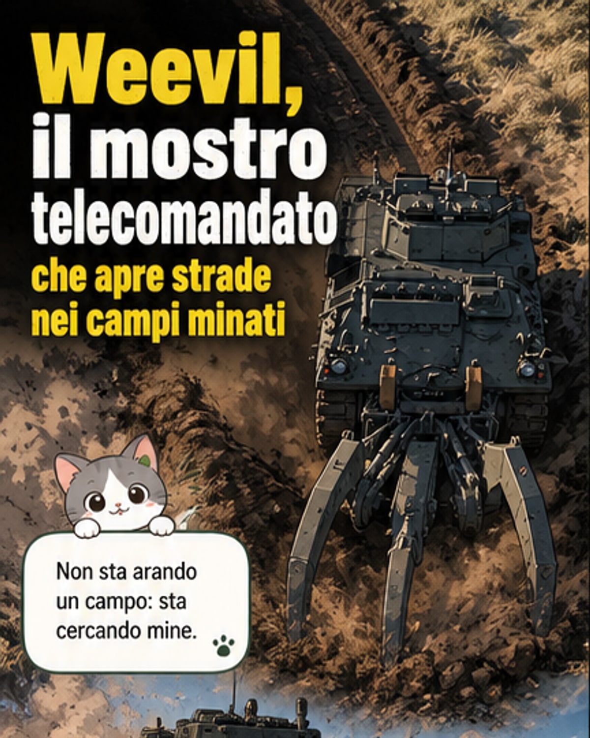 La Weevil: il robot che spacca le mine