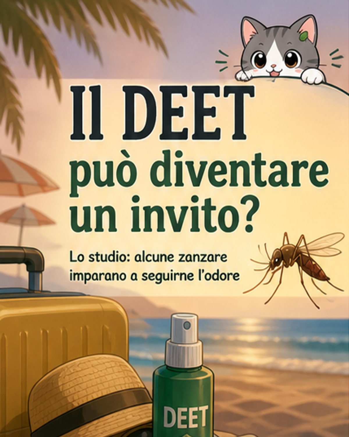 Il DEET attira le zanzare?