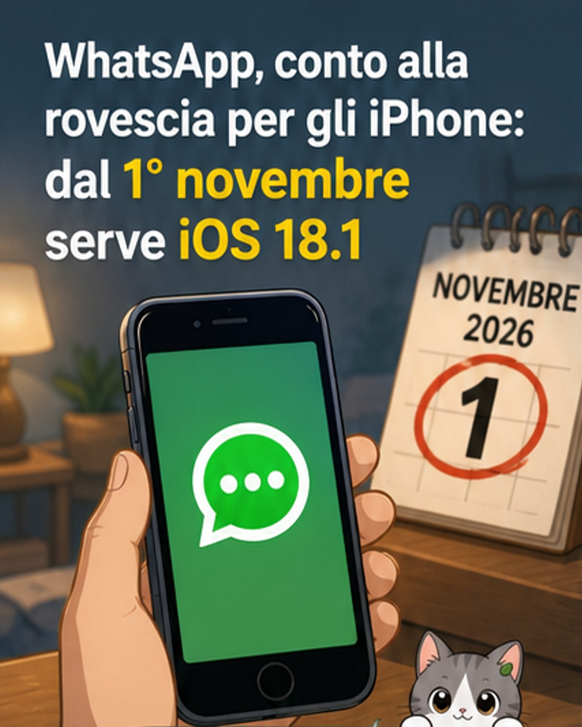 WhatsApp abbandona vecchi iPhone